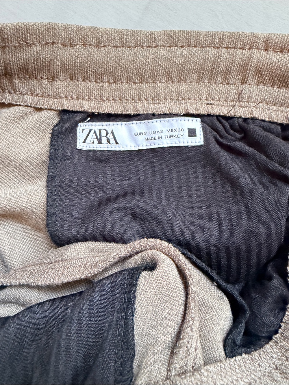 Zara Taupe Jogger Pants - Picture 2 of 2